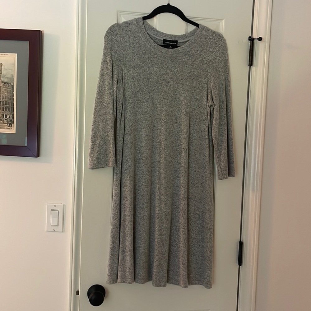 Grey Swing Dress